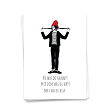Load image into Gallery viewer, Gift card paper art "Good luck in your new home"