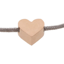 Lade das Bild in den Galerie-Viewer, Armband Freundschaftsarmband Herz rosévergoldet Friends Forever CRYSTALS