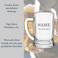 Load image into Gallery viewer, Bierkrug TAVERNA mit Gravur – Ansicht 3