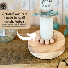 Lade das Bild in den Galerie-Viewer, Kerzenfolie Kommunionkerze "Joshua" - personalisiert