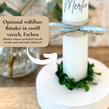 Lade das Bild in den Galerie-Viewer, Kerzenfolie Kommunionkerze "Merlin" - personalisiert