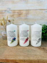 Lade das Bild in den Galerie-Viewer, Kerze zur Einschulung "Anis - Engel" Schultüte