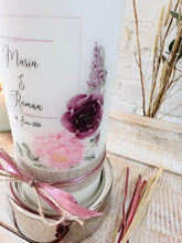 Load image into Gallery viewer, Wedding candle "Katharina" mini heart gold - personalised
