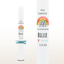 Charger l'image dans la galerie, Kommunionkerze "Billie" - personalisiert