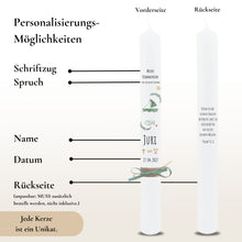 Lade das Bild in den Galerie-Viewer, Kommunionkerze "Juri" - personalisiert