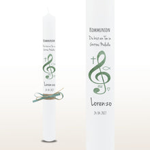 Lade das Bild in den Galerie-Viewer, Kommunionkerze "Lorenzo" - personalisiert