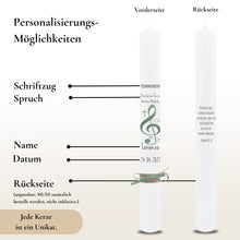 Lade das Bild in den Galerie-Viewer, Kommunionkerze "Lorenzo" - personalisiert
