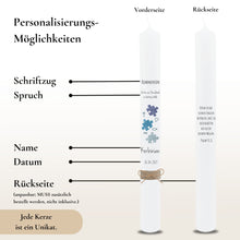 Lade das Bild in den Galerie-Viewer, Kommunionkerze "Mark" - personalisiert