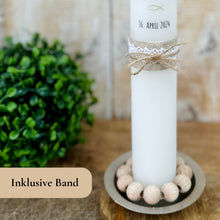 Lade das Bild in den Galerie-Viewer, Kommunionkerze "Ronni" - personalisiert
