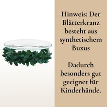 Charger l'image dans la galerie, Tropfschutz für Kerzen Blätterkranz & Glas im Set - Kerzenzubehör