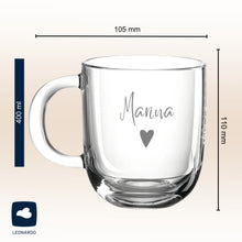 Lade das Bild in den Galerie-Viewer, VILLA ROSA LOTTA Personalisierte Geschenke - Tasse Personalisiert Mit Gravur - Minimalistisch, Elegant & Modern - Spülmaschinenfest - Geschenk Für Geburtstag, Weihnachten, Valentinstag