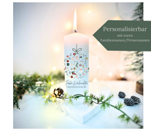Lade das Bild in den Galerie-Viewer, Weihnachtskerze/Adventskerze * Molli Weihnachtskugel * Dekokerze