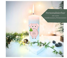 Charger l'image dans la galerie, Weihnachtskerze/Adventskerze * Moni Glückslicht * Dekokerze