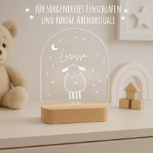 Load image into Gallery viewer, Personalisiertes Nachtlicht für Babys mit Namen Datum - Individuelle Geschenke Baby