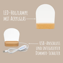 Lade das Bild in den Galerie-Viewer, Personalisiertes Nachtlicht für Babys mit Namen Datum - Individuelle Geschenke Baby