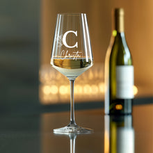 Charger l'image dans la galerie, Leonardo Weinglas mit Gravur Monogramm als Geburtstagsgeschenk