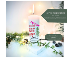 Charger l'image dans la galerie, Weihnachtskerze/Adventskerze * Saufi-feucht fröhlich * Dekokerze