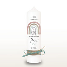 Lade das Bild in den Galerie-Viewer, Kommunionkerze "Florian" Ihr seid meine Freunde - personalisiert