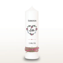 Lade das Bild in den Galerie-Viewer, Kommunionkerze "Lotta" - personalisiert