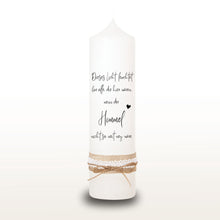 Charger l'image dans la galerie, Trauerkerze "Ciel"