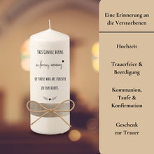 Load image into Gallery viewer, Trauerkerze "Dan"