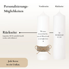 Load image into Gallery viewer, Trauerkerze "Hansi"