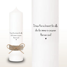 Load image into Gallery viewer, Trauerkerze "Ted"