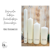 Lade das Bild in den Galerie-Viewer, Taufkerze / Konfirmationskerze "Karsten" Regenbogen grün - personalisiert