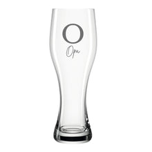 Lade das Bild in den Galerie-Viewer, Weizenglas mit Gravur Leonardo - Personalisiertes Geburtstagsgeschenk für Männer