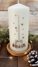 Load image into Gallery viewer, Weihnachtskerze/Adventskerze "Alvena 6 God Jul " Kalenderkerze 1-24