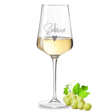 Load image into Gallery viewer, Leonardo Weinglas personalisiert mit Gravur "Sabine"