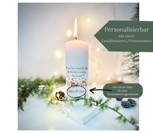Charger l'image dans la galerie, Weihnachtskerze/Adventskerze/Trauerkerze * Teddy * Dekokerze