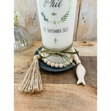 Charger l'image dans la galerie, Holzperlenkette "Otto" mit Quaste / Tassel Fisch Boho Ibiza Stil Kerzenkranz