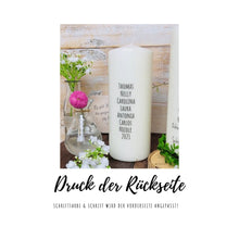 Lade das Bild in den Galerie-Viewer, Kerze zum Master "Leonora" bachelorcap - personalisiert