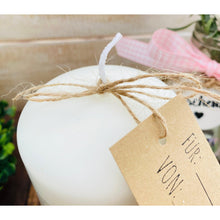 Lade das Bild in den Galerie-Viewer, Kerze zur Einschulung "Amelie" Schultüte skandi - personalisiert