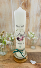 Lade das Bild in den Galerie-Viewer, Kerzenhalter "Strolch" silberfarben Metall & Holz - Kerzenzubehör