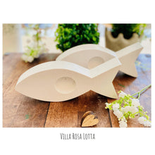 Lade das Bild in den Galerie-Viewer, Kerzenständer Fisch "Nemo" weiß - Kerzenzubehör