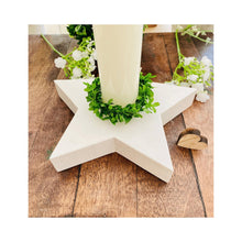 Lade das Bild in den Galerie-Viewer, Kerzenständer Stern "Unuk" weiß - Kerzenzubehör