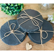 Lade das Bild in den Galerie-Viewer, Kerzenuntersetzer "Rudi" Schierferplatte für Kerzen - Kerzenzubehör