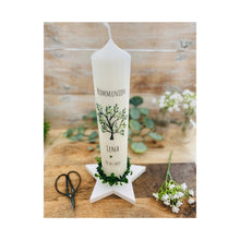 Lade das Bild in den Galerie-Viewer, Kerzenuntersetzer "Stern" weiß - Kerzenzubehör