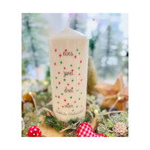 Load image into Gallery viewer, Weihnachtskerze/Adventskerze "Elanor 2" Kalenderkerze 1-4