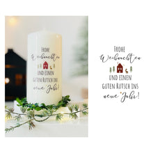 Charger l'image dans la galerie, Weihnachtskerze/Kerze zu Neujahr "Hollie" rot