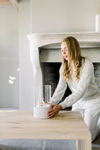 Load image into Gallery viewer, Leeff Stonefire Gray table fireplace 29 cm
