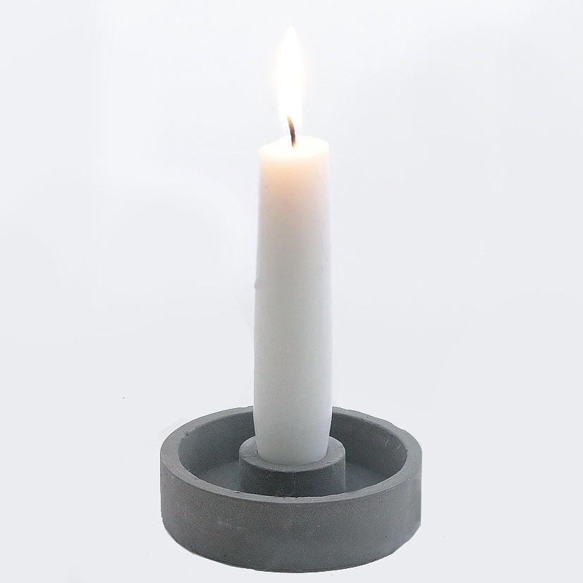 Concrete candle holder 