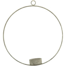 Load image into Gallery viewer, Kerzenhalter &quot;Ring Metall &quot;  Weihnachtsdeko
