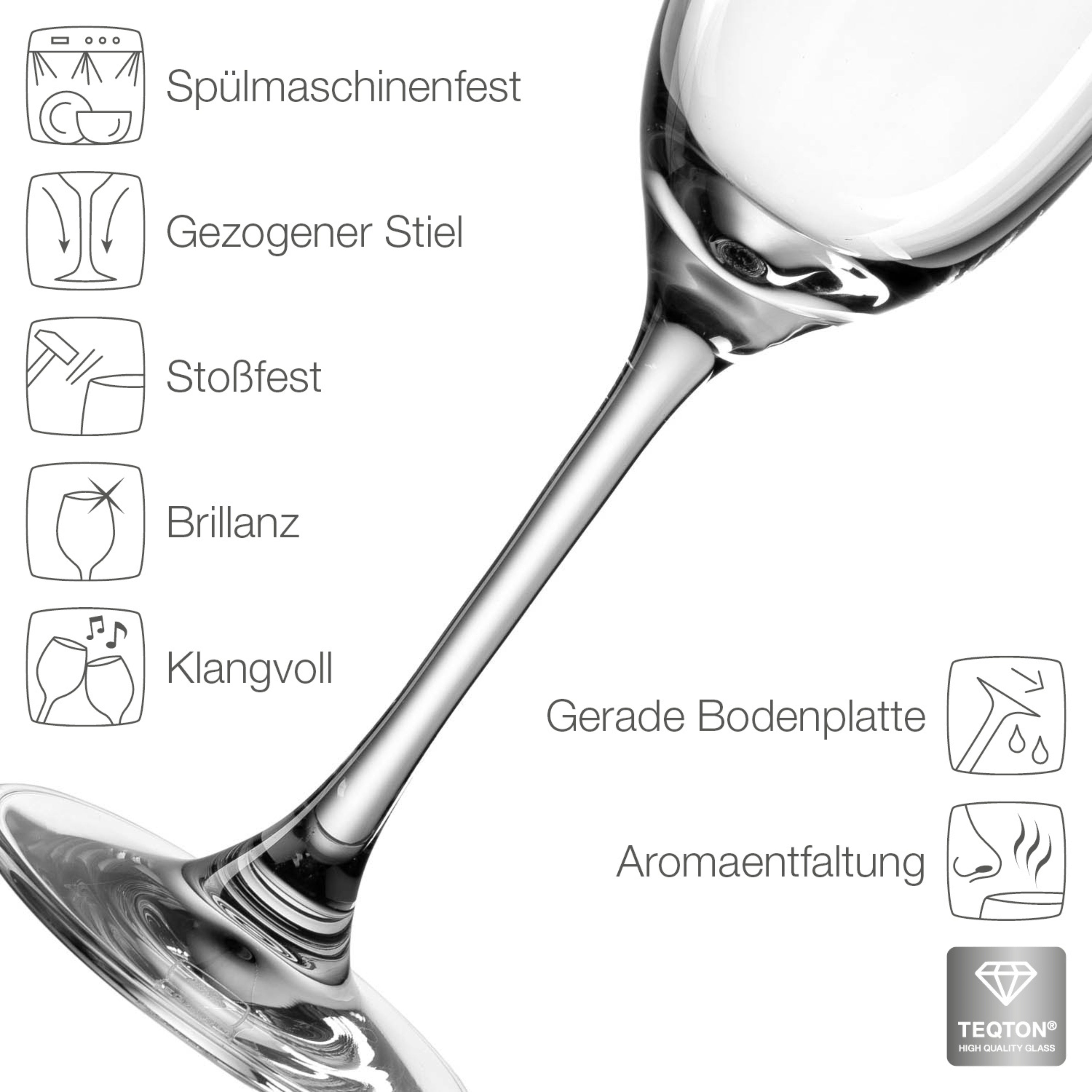 Sektgläser mit Holzkiste mit Gravur Herz klassisch – Ansicht 3