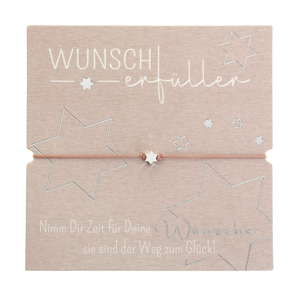 Armband - Wunscherfüller - Stern - versilbert CRYSTALS