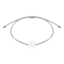 Charger l&#39;image dans la galerie, Armband - &quot;Be Happy&quot; - versilbert - Baum des Lebens CRYSTALS
