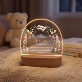 LED-Nachtlicht für Kinder mit Motiv Blumen Regenbogen – Ansicht 4