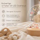 LED-Nachtlicht für Kinder mit Motiv Blumenkranz mit Tieren – Ansicht 5